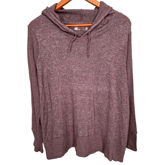 Xersion Sweaters - Xersion Women's Hooded Pullover‎ Sweater Mauve Color Size XL